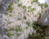 A picture of step 2 of Peas Pulao.