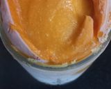 A picture of step 5 of Alphonso Mango Stuffed Ice cream.