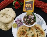 A picture of step 1 of Chole Kulche.