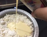 A picture of step 1 of Coconut ladoo.