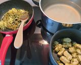 Une image de l'étape 5 de Nid gourmand au pesto.