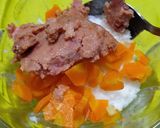 Foto langkah ke 3 dari resep MPASI 1+ Omelet Nasi Kornet.
