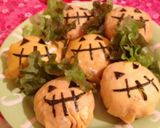 A picture of step 7 of Halloween Omurice with Leftover Rice.