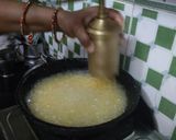 A picture of step 5 of Besan sev (Gram flour sev).