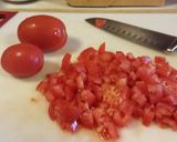 A picture of step 2 of Greek Spaghetti Squash Salad.