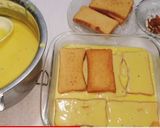A picture of step 4 of Hot rusk pudding.