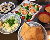 A picture of step 18 of Japanese Salad Roll Sushi 🌹.