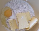 A picture of step 1 of Spinach, butternut and feta quiche.