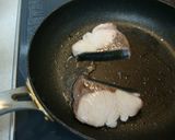 A picture of step 2 of Amberjack Teriyaki in a Frying Pan.