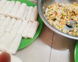 Hình bước làm 2 của món Chả giò bắp