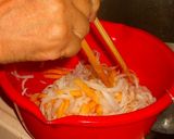 A picture of step 5 of Persimmon Namasu Pickles.