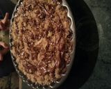 A picture of step 4 of nuttela konafa chocolate kunafa.