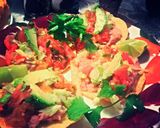 A picture of step 3 of Norma's Tostadas (bean).