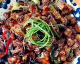 Foto langkah ke 7 dari resep Kering Tempe & Tongkol Suir.