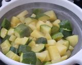 Une image de l'étape 5 de °Gratin de courgettes et chorizo°.