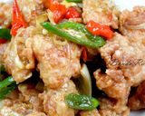Foto langkah ke 7 dari resep Ayam tepung saus tiram.