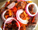 A picture of step 3 of Pepper gizzard.