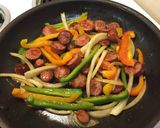 A picture of step 7 of Southwest Sausage Skillet.