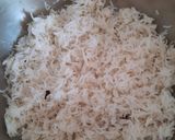 A picture of step 3 of Kesari bhath.