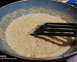 A picture of step 3 of Raw Turmeric burfi.