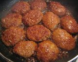A picture of step 3 of Teriyaki Tsukune Patties With Soft Boiled Eggs.