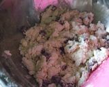 A picture of step 8 of Banana Chocolate Scones.