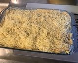 Une image de l'étape 7 de Gratin de poireaux au jambon cru, emmental et béchamel au vin blanc.