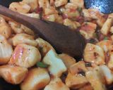 Foto del paso 3 de la receta Ñoquis en salsa con pollo al ajillo