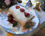 Foto del paso 5 de la receta: Brazo de gitano con queso crema y fresas