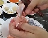 A picture of step 1 of Chicken lollipop.