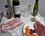 Foto del paso 1 de la receta: Medallón de res alvarado en salsa de vino tinto