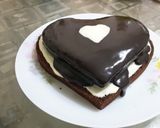 A picture of step 10 of Death by chocolate.