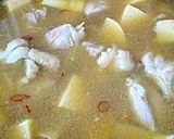 A picture of step 4 of Chicken and Bamboo Japanese-style Sesame Curry.