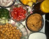 A picture of step 1 of Khatti mithi chana chat👈کھٹی میٹھی چنہ چاٹ👉.