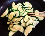 A picture of step 3 of Easy Zucchini Namul.