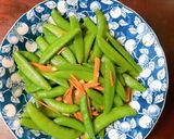 炒甜豆的食譜步驟3照片
