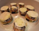 A picture of step 4 of Sweet and Salty Panfried Eggplant Slices Stuffed with Ground Pork.
