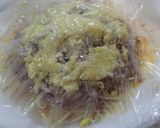 A picture of step 7 of Low-Sugar Hiroshima Okonomiyaki with Okara & Bean Sprouts.