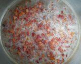 Baconos zöldborsóleves majoránnás túrógombóccal 👌 recept fázis 2 fotója