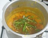 A picture of step 5 of Hyderabadi Khatti Dal.