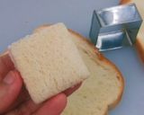 A picture of step 2 of No Cook Bread Sweet Sandwich.