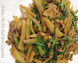 A picture of step 11 of Pork, Chinese Chives, and Potato Summer Curry Stir-Fry.