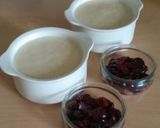 A picture of step 6 of Vickys Cherry Creme Brûleé, GF DF EF SF NF.