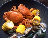 Foto langkah ke 5 dari resep Kepiting Saus Padang Sedap Wangi.