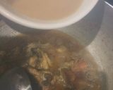 A picture of step 3 of Chicken Nehari.