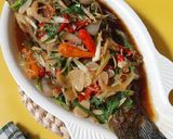Foto langkah ke 5 dari resep Ikan mas goreng kuah kemangi.