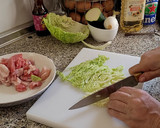 Foto del paso 4 de la receta: Fideos de Arroz con Cerdo y Salsa Hoisin