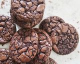 Gambar langkah 8 resipi Fudgy Brownie Crinkle Cookies.