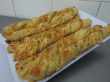 Palitos de hojaldre de queso
