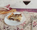 A picture of step 8 of Lasagna with Radicchio and Sausage.